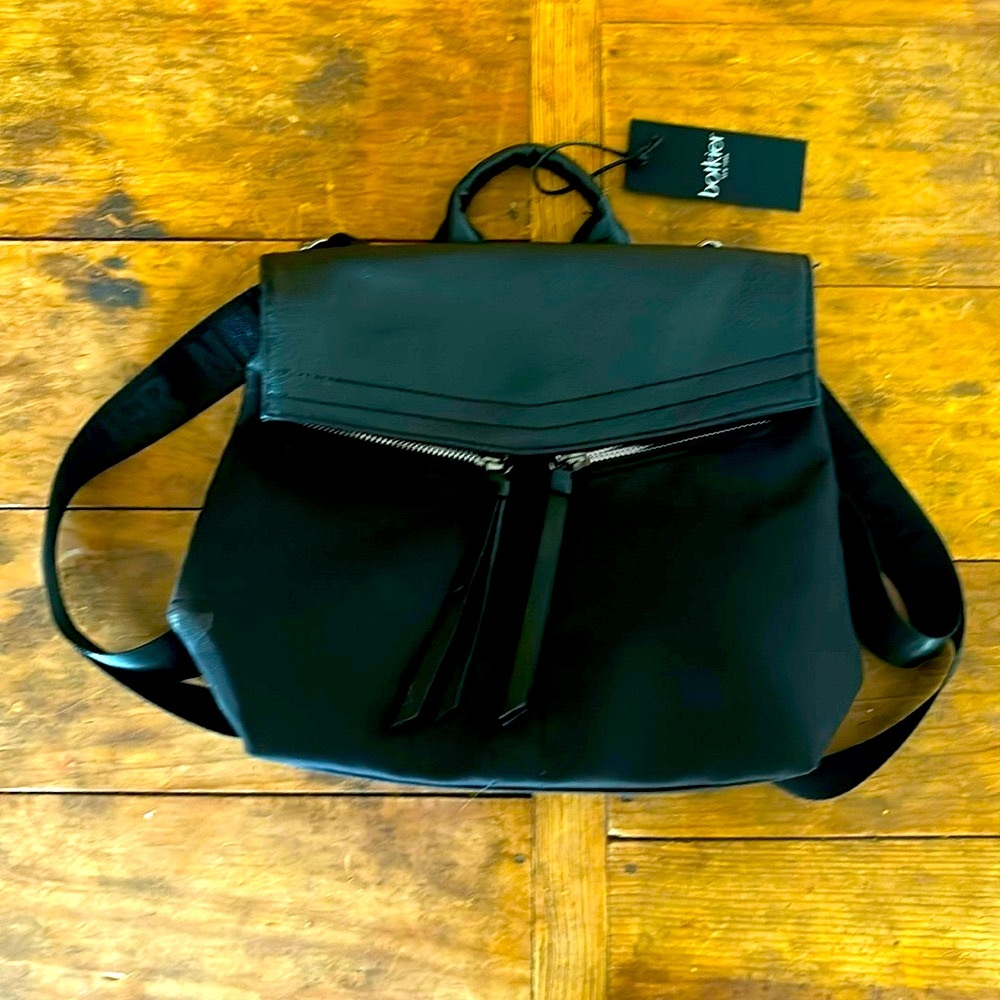 New With Tags Botkier Black Mini Backpack